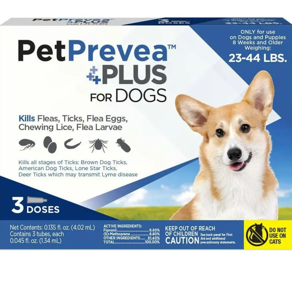 PetPrevea Plus Topical Treatment for Dogs 23-44 lbs