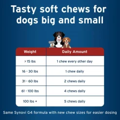 Pet Protect Hip & Joint Synovi G4 for Dogs, Chicken Flavor