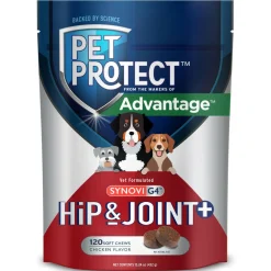 Pet Protect Hip & Joint Synovi G4 for Dogs, Chicken Flavor