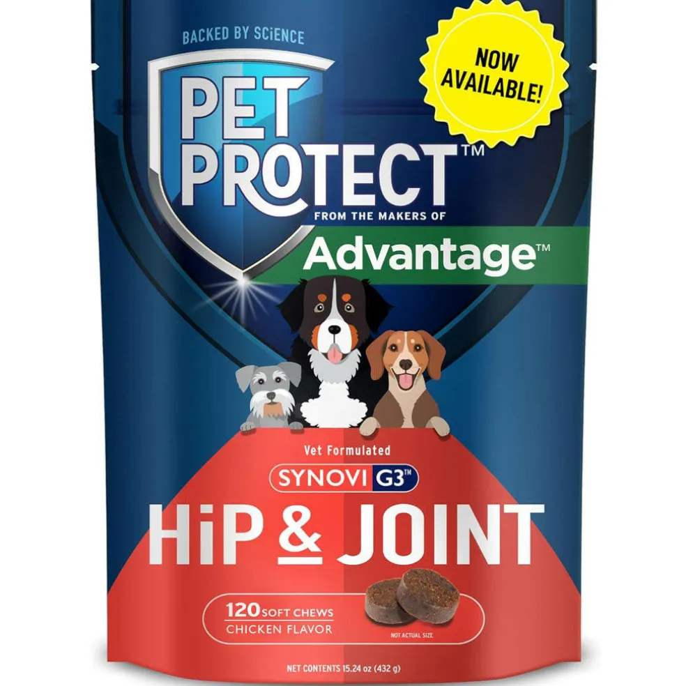 Pet Protect Hip & Joint Synovi G3 for Dogs, Chicken Flavor