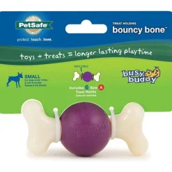 Petsafe Busy Buddy Bouncy Bone Treat Dispenser Dog Chew Toy