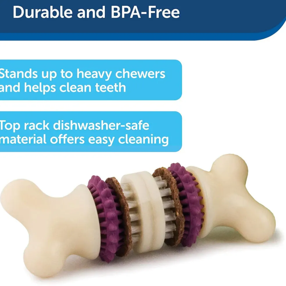 Petsafe Busy Buddy Bristle Bone Treat Dispenser Dog Chew Toy