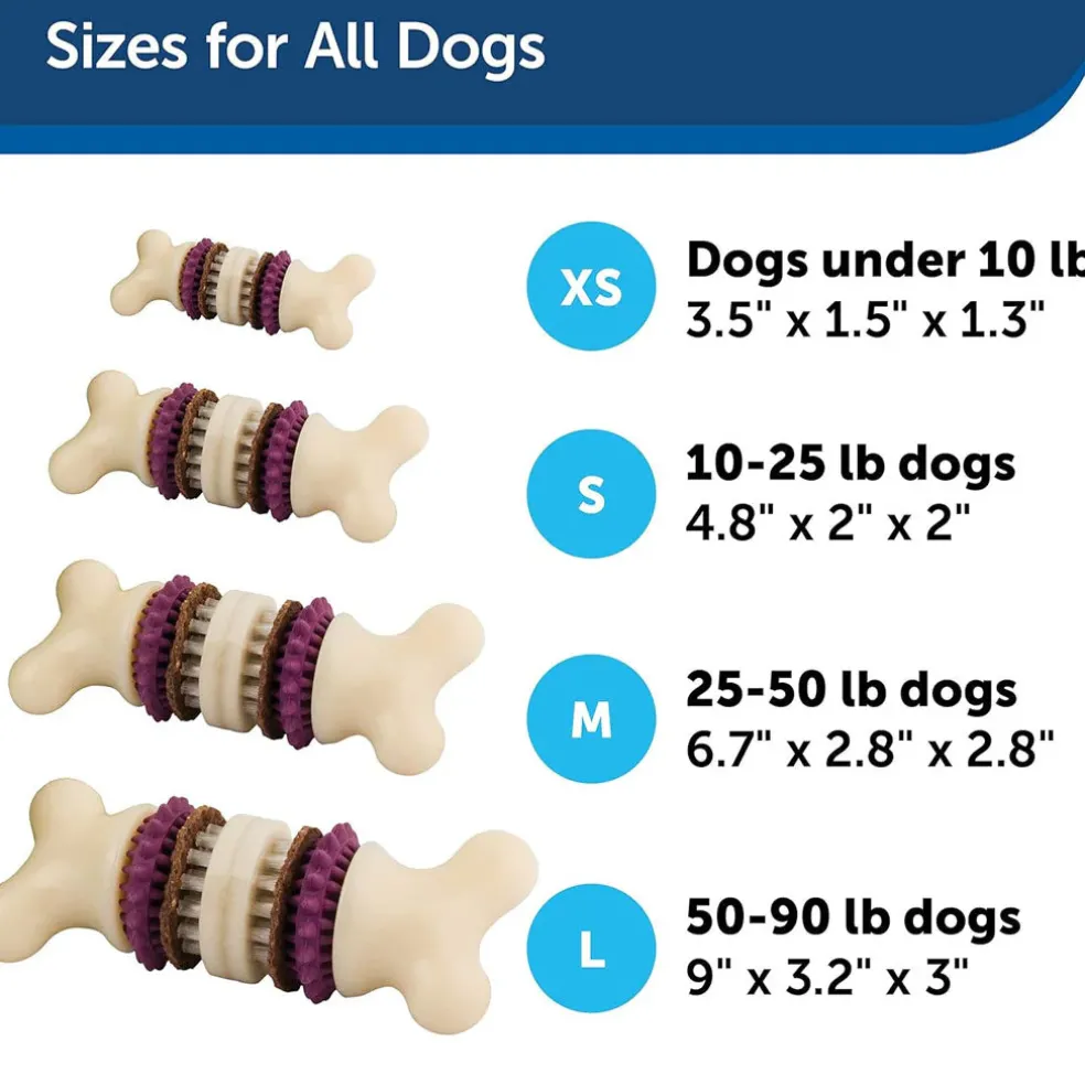 Petsafe Busy Buddy Bristle Bone Treat Dispenser Dog Chew Toy