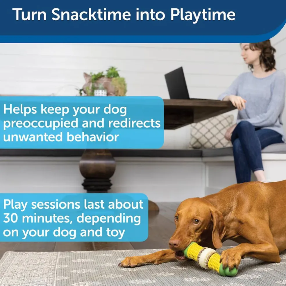 Petsafe Busy Buddy Natural Rawhide Peanut Butter Rings Dog Treats