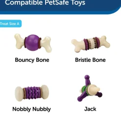 Petsafe Busy Buddy Natural Rawhide Peanut Butter Rings Dog Treats
