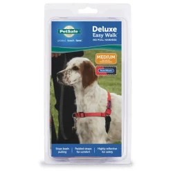 PetSafe Deluxe Easy Walk No Pull Dog Harness, Rose/Black