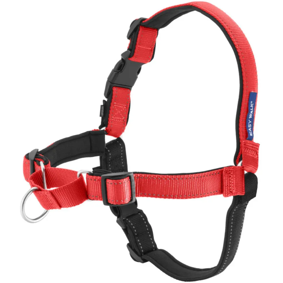 PetSafe Deluxe Easy Walk No Pull Dog Harness, Rose/Black