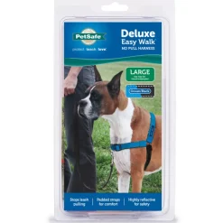 PetSafe Deluxe Easy Walk No Pull Dog Harness, Ocean/Black