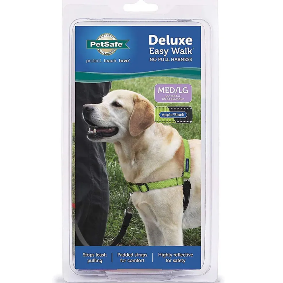 PetSafe Deluxe Easy Walk No Pull Dog Harness, Apple/Black