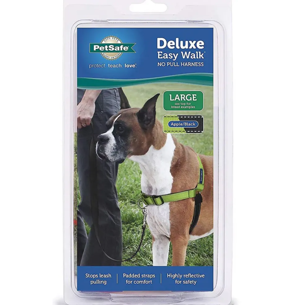 PetSafe Deluxe Easy Walk No Pull Dog Harness, Apple/Black