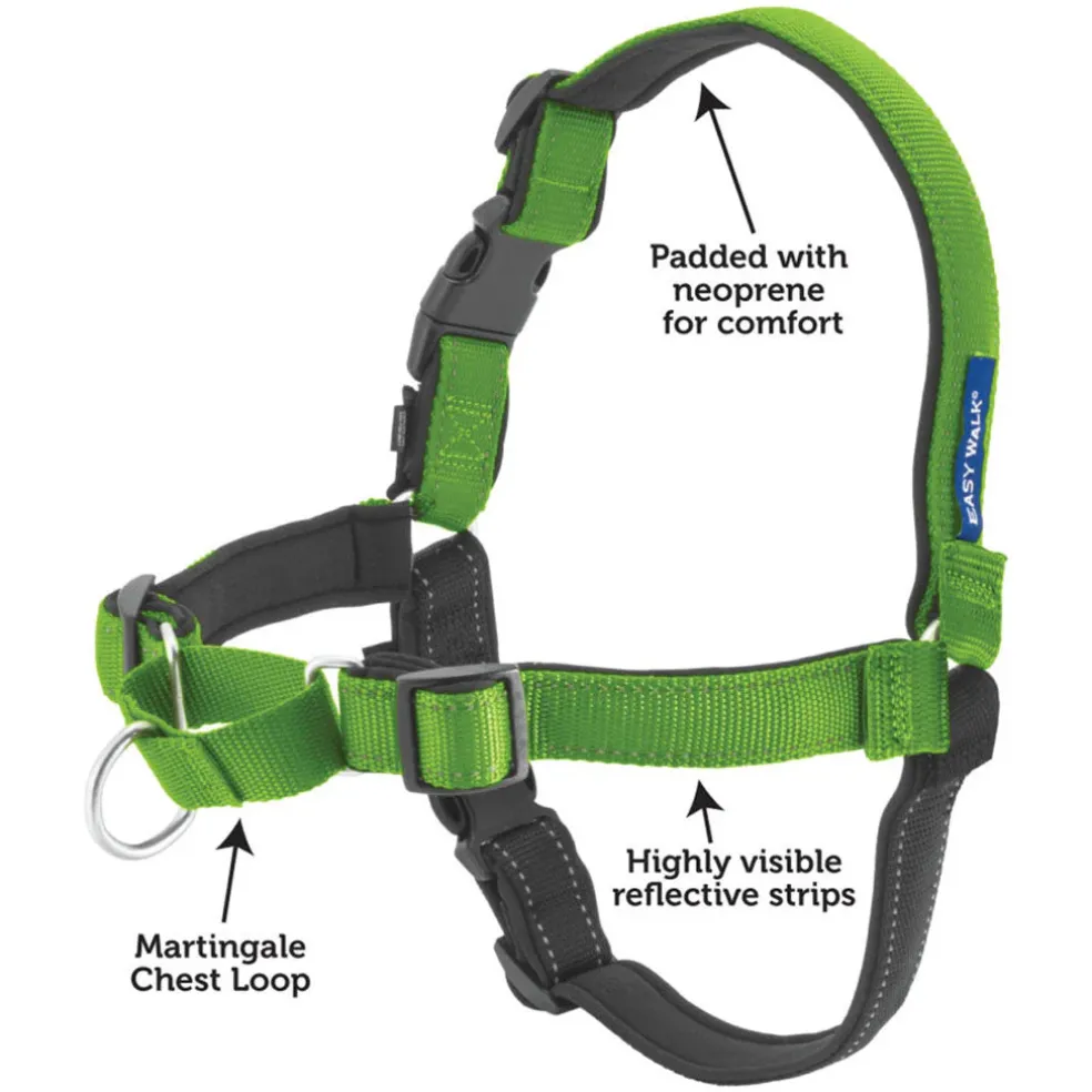 PetSafe Deluxe Easy Walk No Pull Dog Harness, Apple/Black