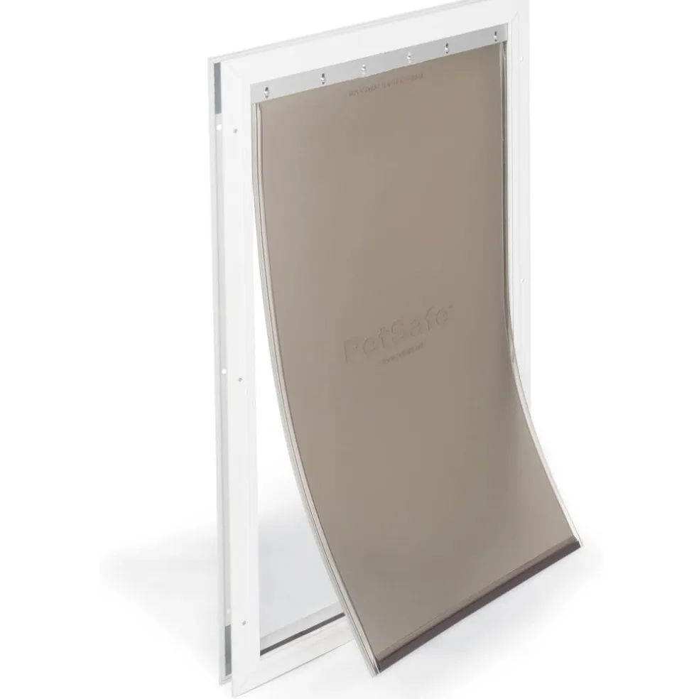 PetSafe Freedom Aluminum Pet Door for Dogs & Cats, White