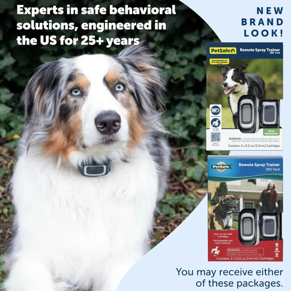 PetSafe Remote Spray Trainer with Citronella/Unscented Refill Cartridges
