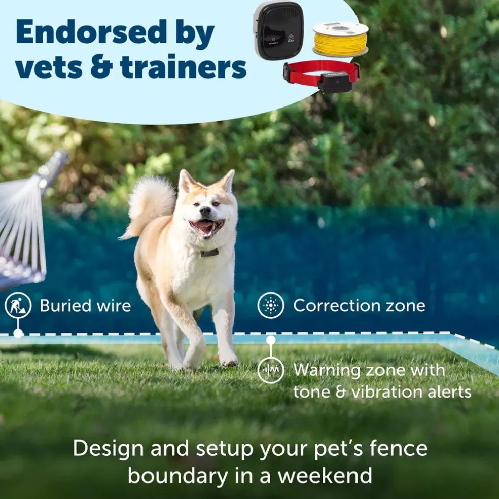 PetSafe Stubborn Dog In-Ground Receiver Collar, Black