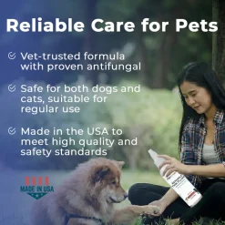 Pet Scholars Ketozole Tris Flush Anti-fungal Cleansing Solution, 12 fl oz