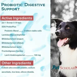 Pet Scholars Probiotic Digestive Support for Dogs & Cats (2.12 oz)