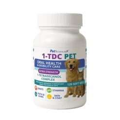 Pet Scholars 1-TDC Dental and Joint Health Softgel Supplement for Dogs and Cats