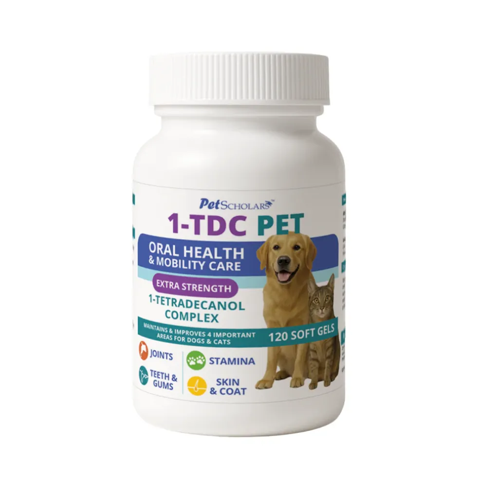 Pet Scholars 1-TDC Dental and Joint Health Softgel Supplement for Dogs and Cats