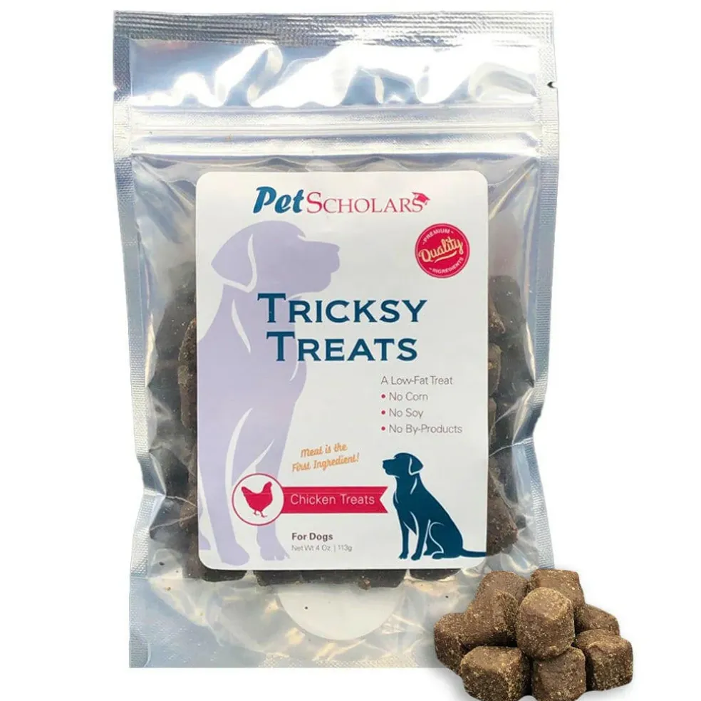 Pet Scholars Tricksy Treats Chicken Chews for Dogs (4 oz)