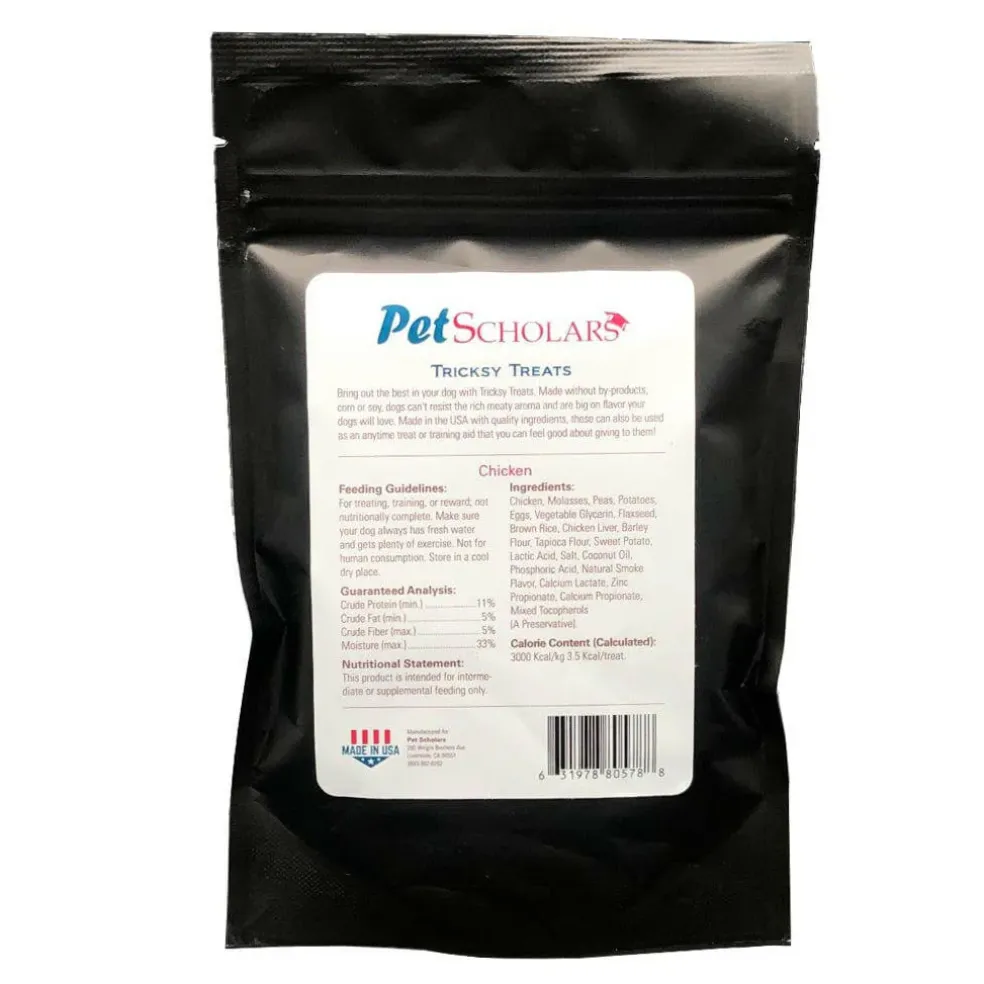 Pet Scholars Tricksy Treats Chicken Chews for Dogs (4 oz)
