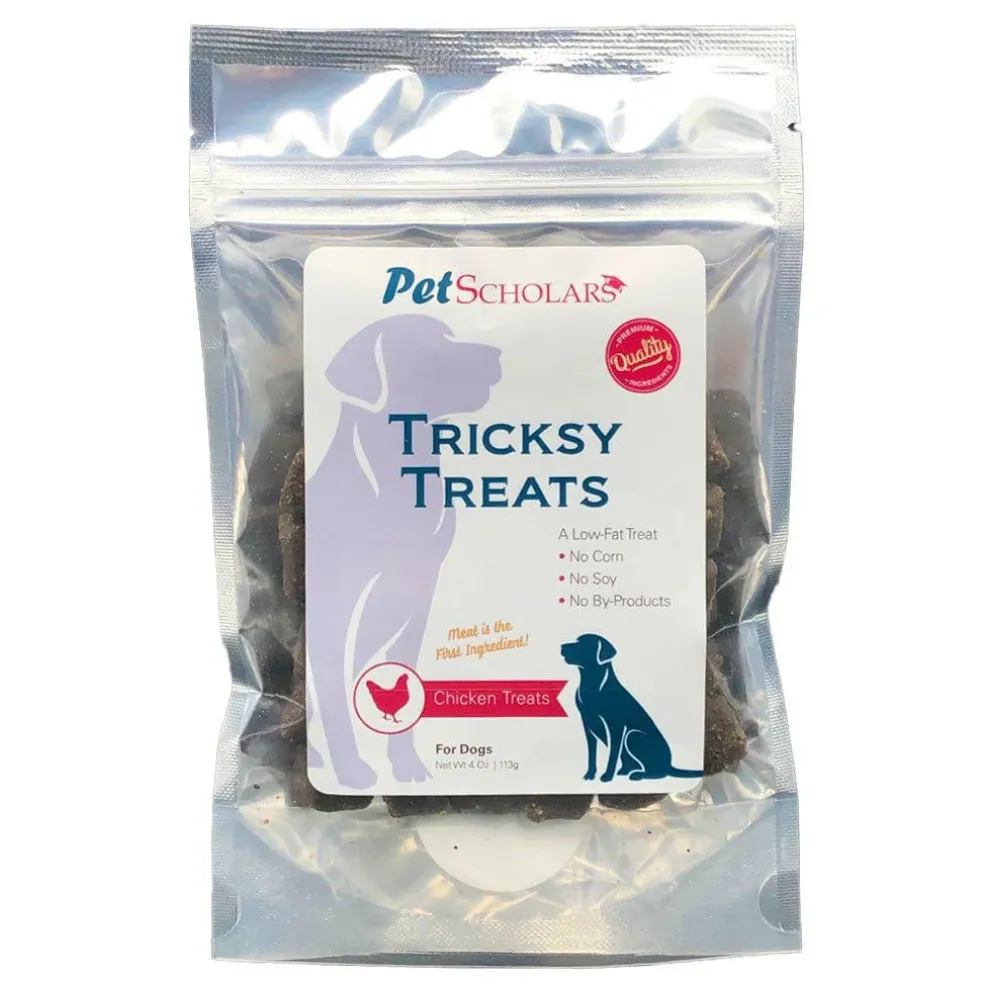 Pet Scholars Tricksy Treats Chicken Chews for Dogs (4 oz)