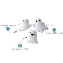 PetShop by Fringe Studio Boo-Yah Dog Toy Set (3 pack)