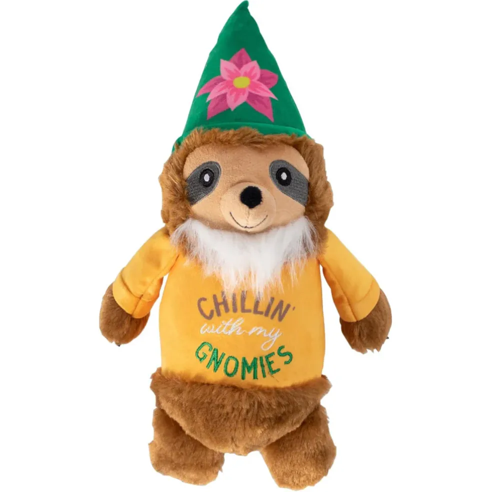 PetShop by Fringe Studio Chillin' With My Gnomies Sloth Plush Toy For Dogs