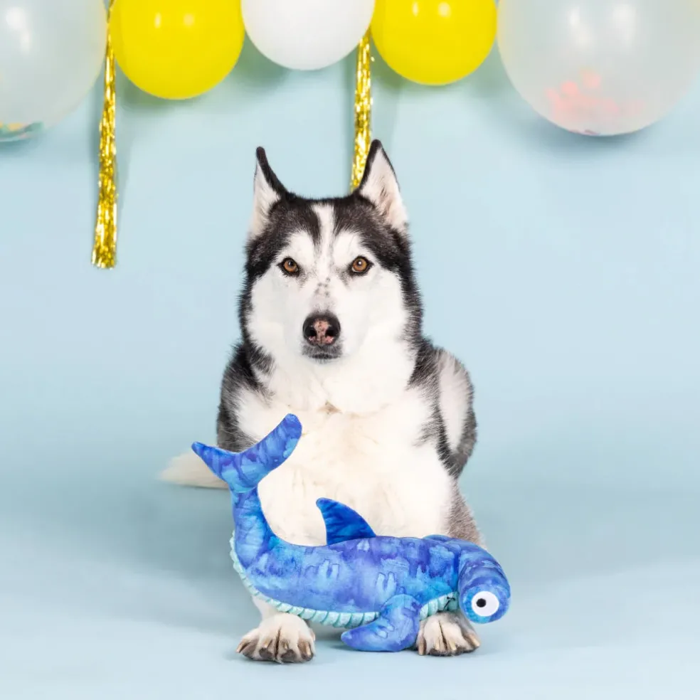 PetShop by Fringe Studio Nailed It Hammerhead Shark Plush Toy For Dogs
