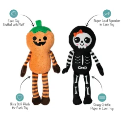 PetShop by Fringe Studio “Oh My Gourd!” 2-Piece Plush Dog Toy Set