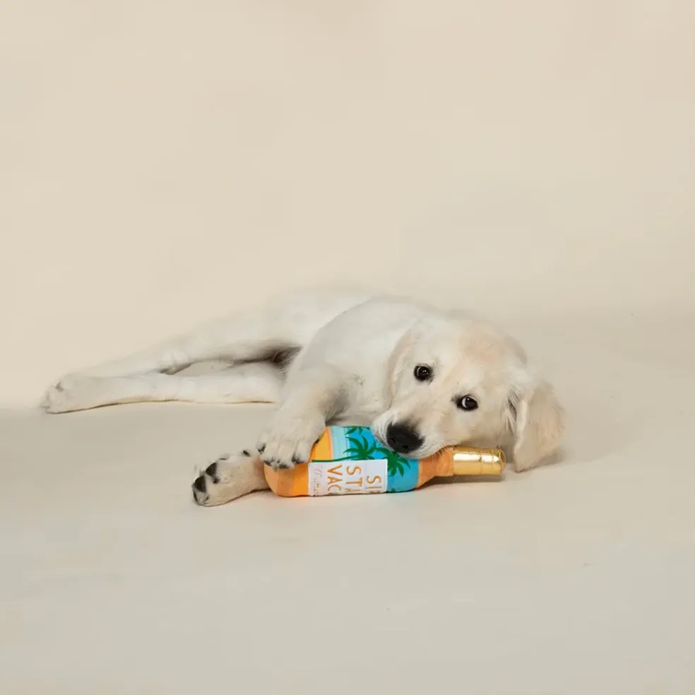PetShop by Fringe Studio Sip Stay Vacay Muttcato Plush Dog Toy