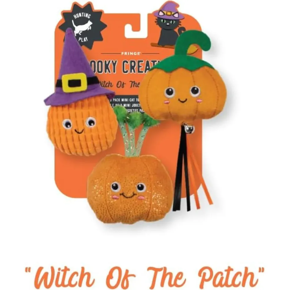 PetShop by Fringe Studio Witch of the Patch Cat Toy Set (3 pack)