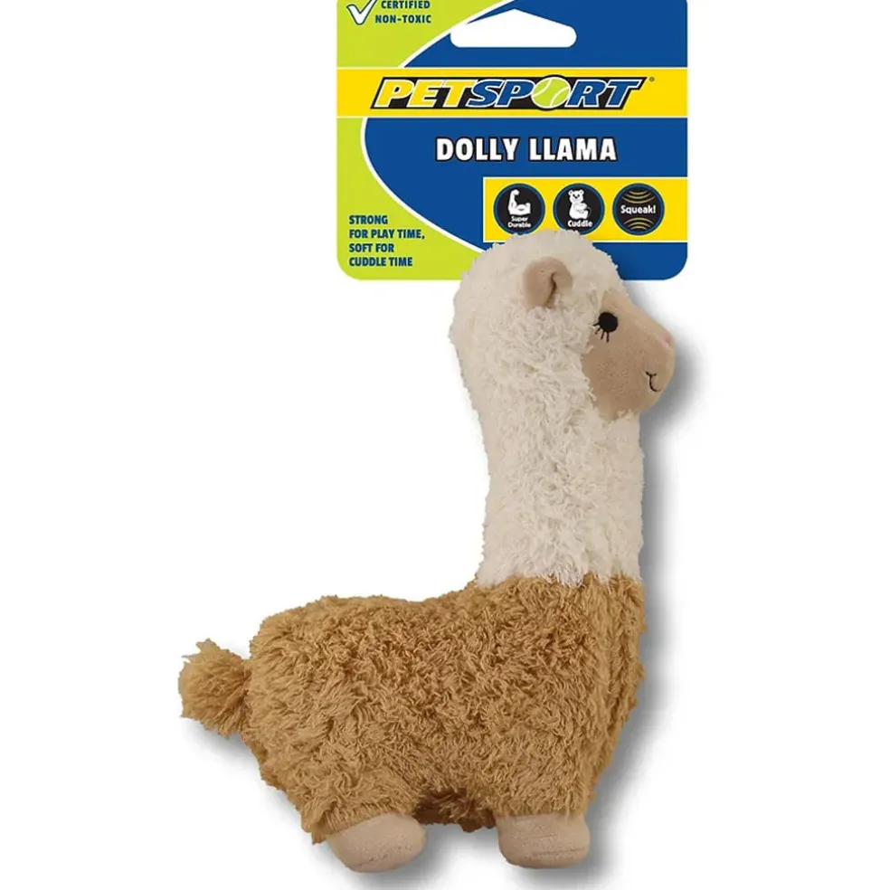 Petsport USA Dolly Llama Plush Dog Toy