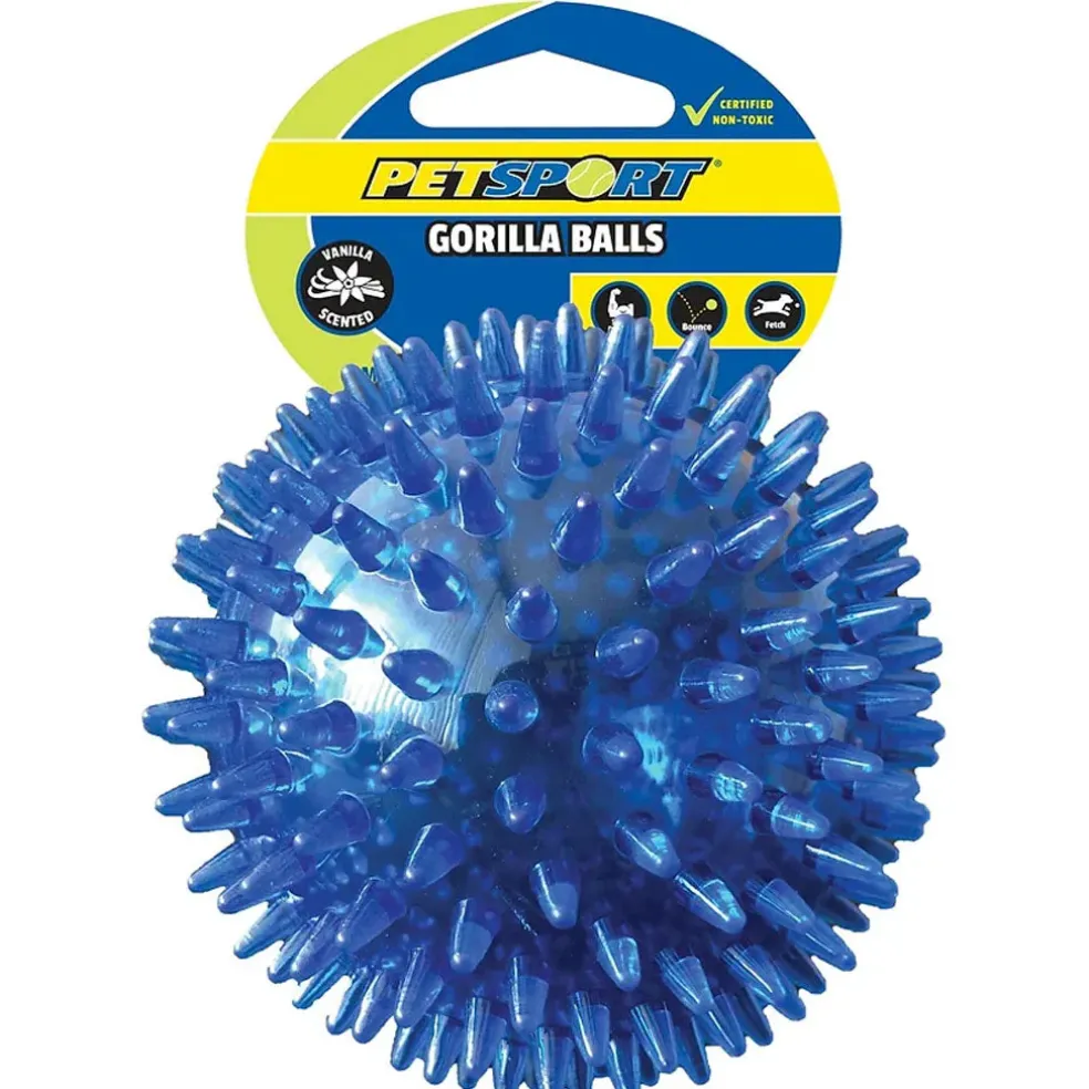 Petsport USA Gorilla Spiky Ball Dog Toy - Assorted Colors