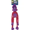 Petsport USA Momo Monkey Plush Dog Toy Assorted 14"