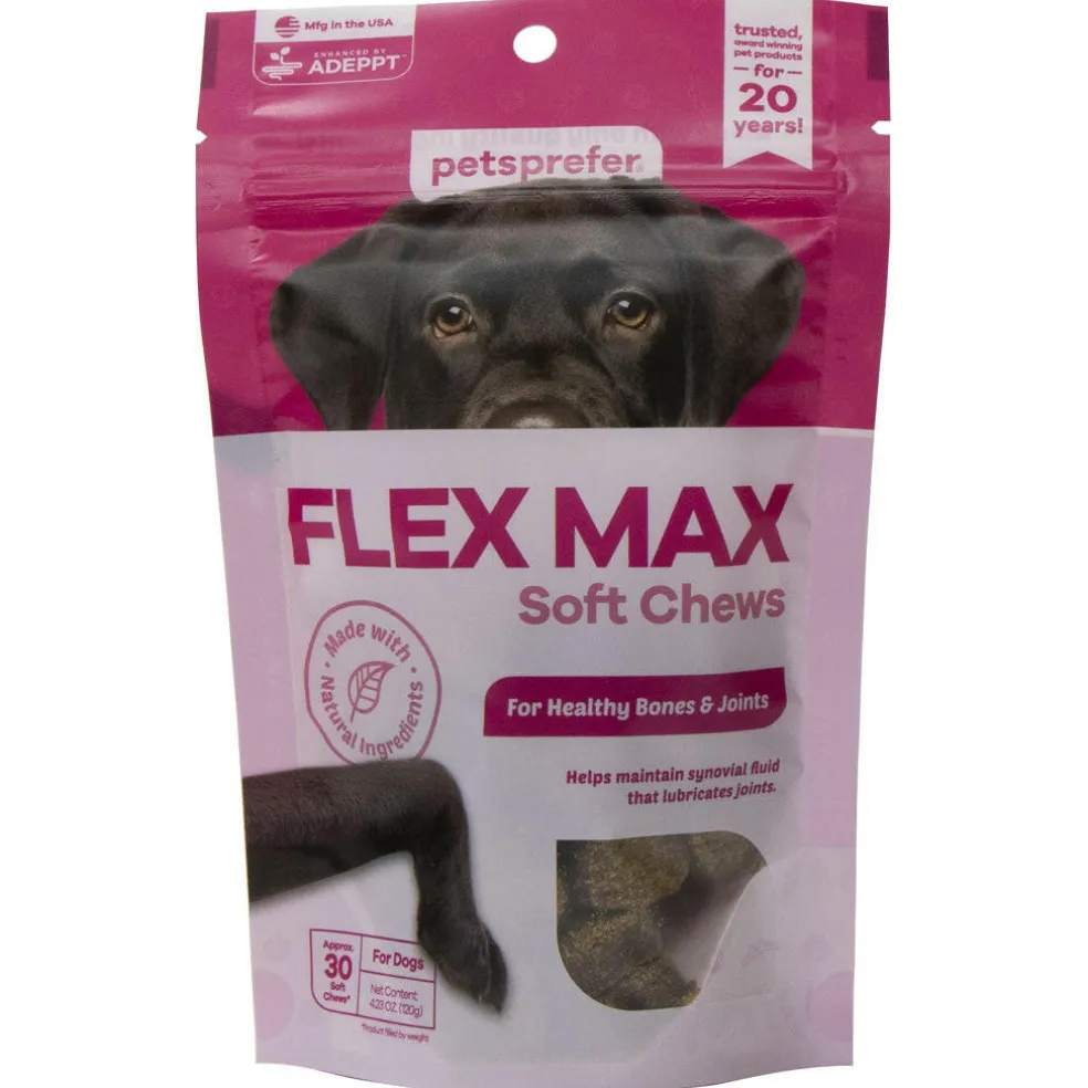 PetsPrefer Flex Max+ Bone & Joint Health Soft Chews for Dogs (30 ct)