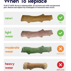 Petstages Dogwood Durable Stick Dog Toy