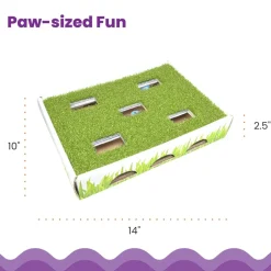 Petstages Grass Patch Hunting Box Toy For Cats
