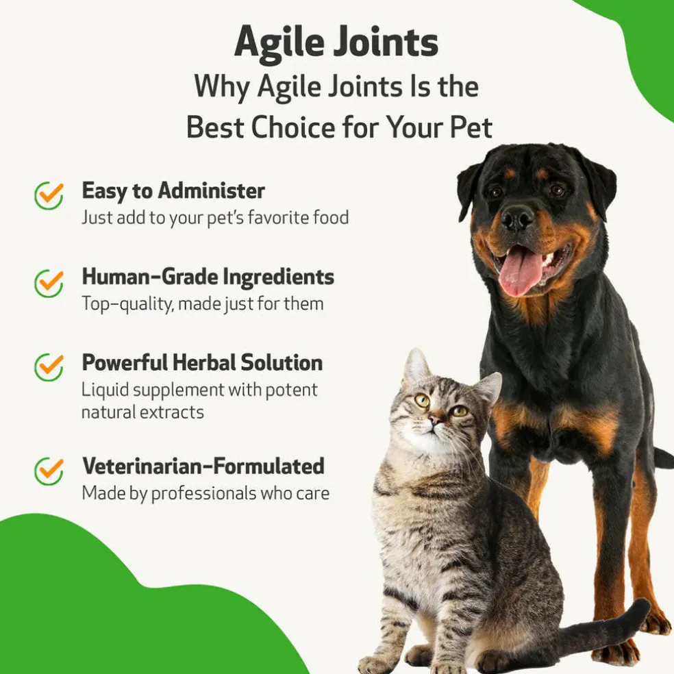 Pet Wellbeing- Agile Joints for Dog Joint Mobility