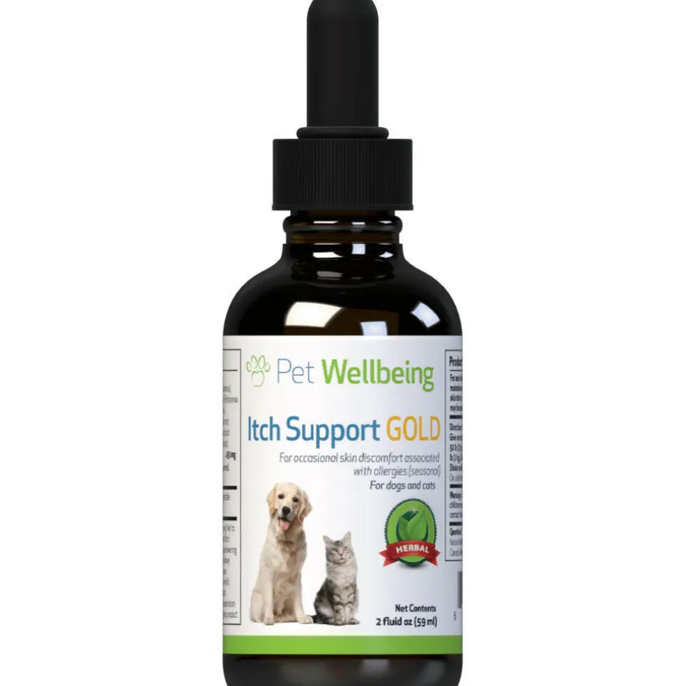 Pet Wellbeing Itch Support Gold - For Allergy-Related Itch in Dogs