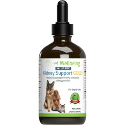 Pet Wellbeing Kidney Support Gold for Dogs