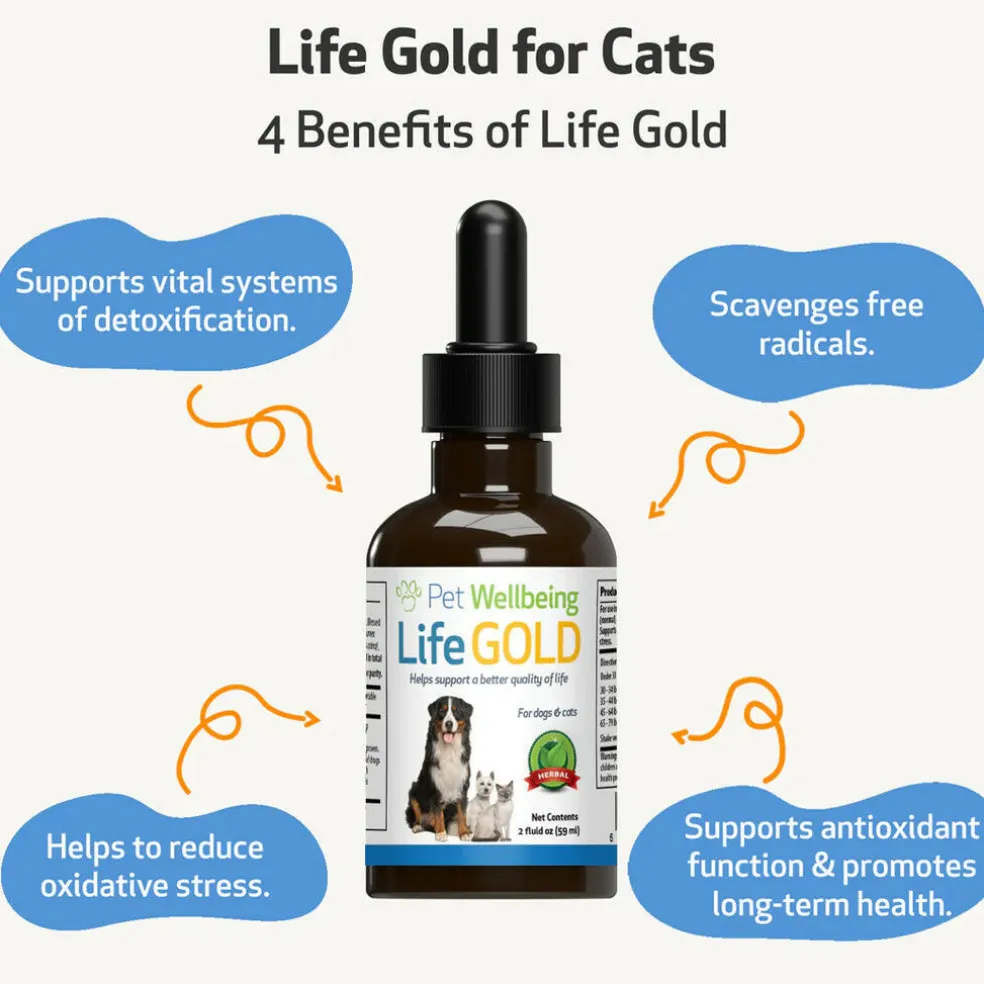 Pet Wellbeing Life Gold for Cats