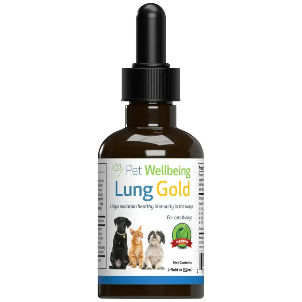 Pet Wellbeing Lung Gold for Cats