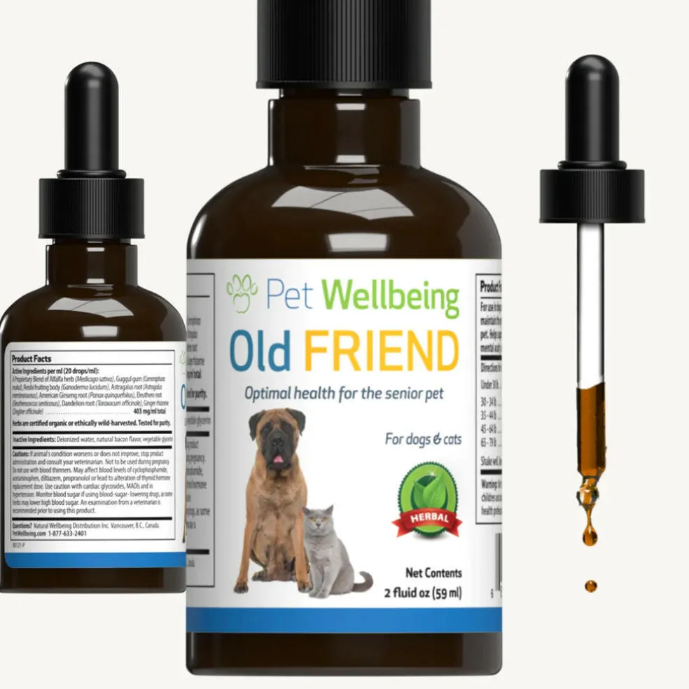 Pet Wellbeing Old Friend for Senior Cats