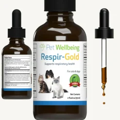 Pet Wellbeing Respir-Gold for Easy Breathing in Cats