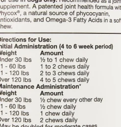 Phycox HypoAllergenic (HA) Joint Supplement (120 soft chews)