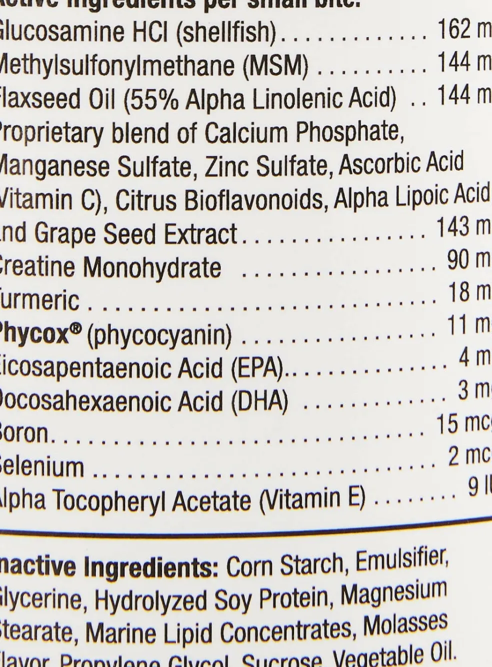 Phycox HypoAllergenic (HA) Small Bites Joint Supplement (120 soft chews)