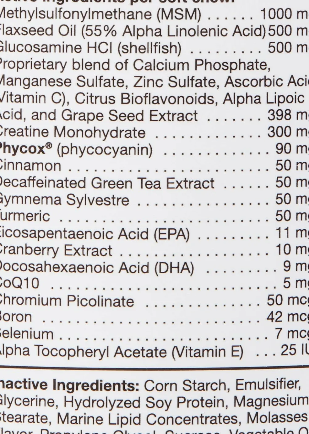 Phycox MAX HypoAllergenic (HA) Joint Supplement (90 soft chews)