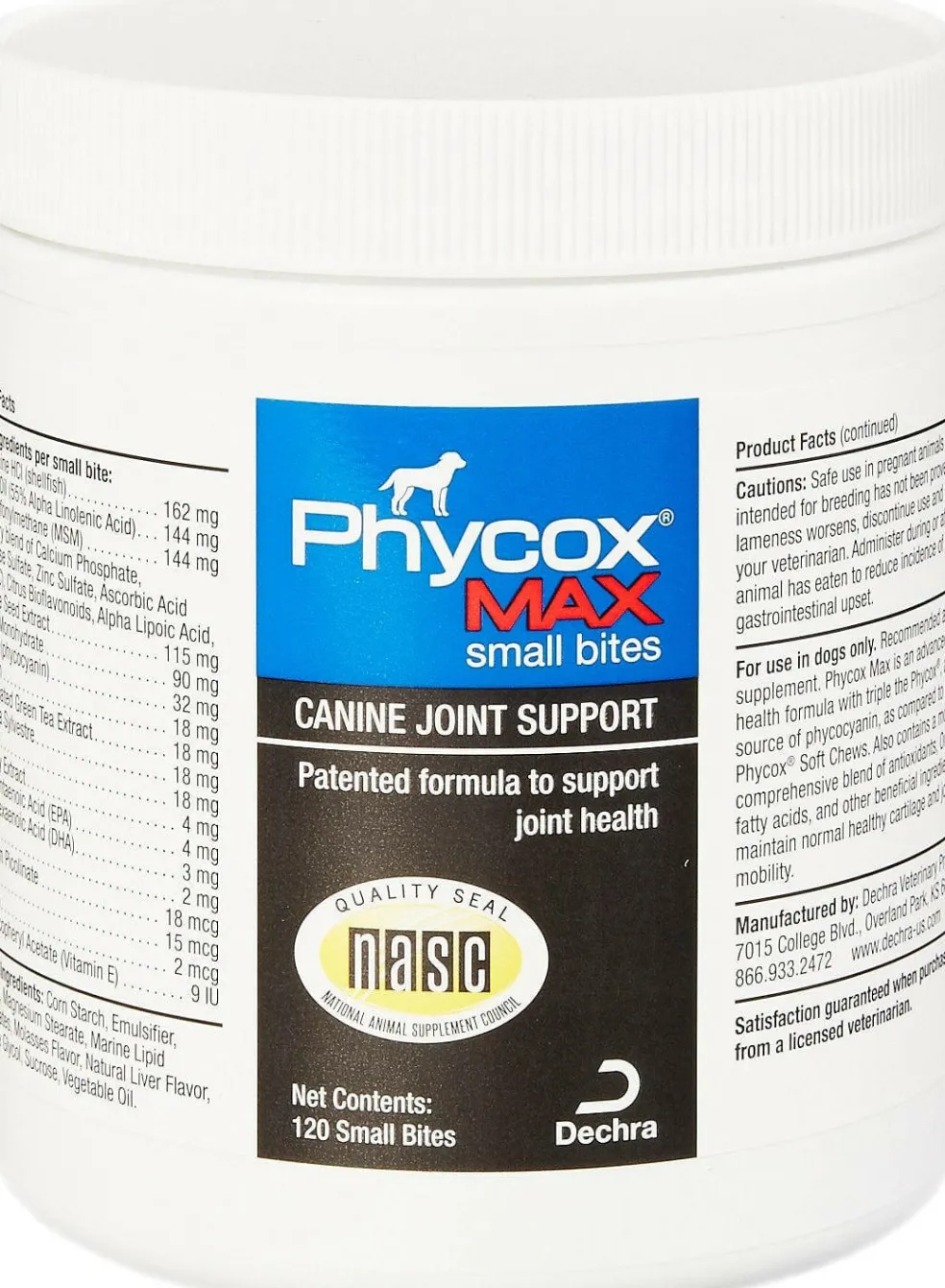 Phycox MAX Small Bites Joint Supplement (120 soft chews)