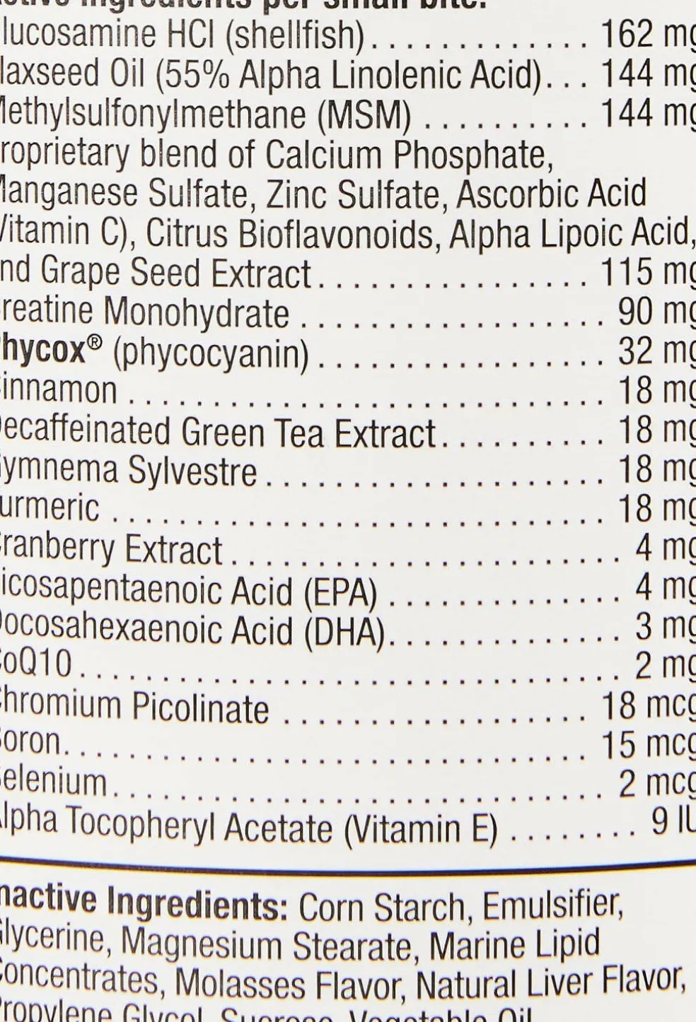 Phycox MAX Small Bites Joint Supplement (120 soft chews)