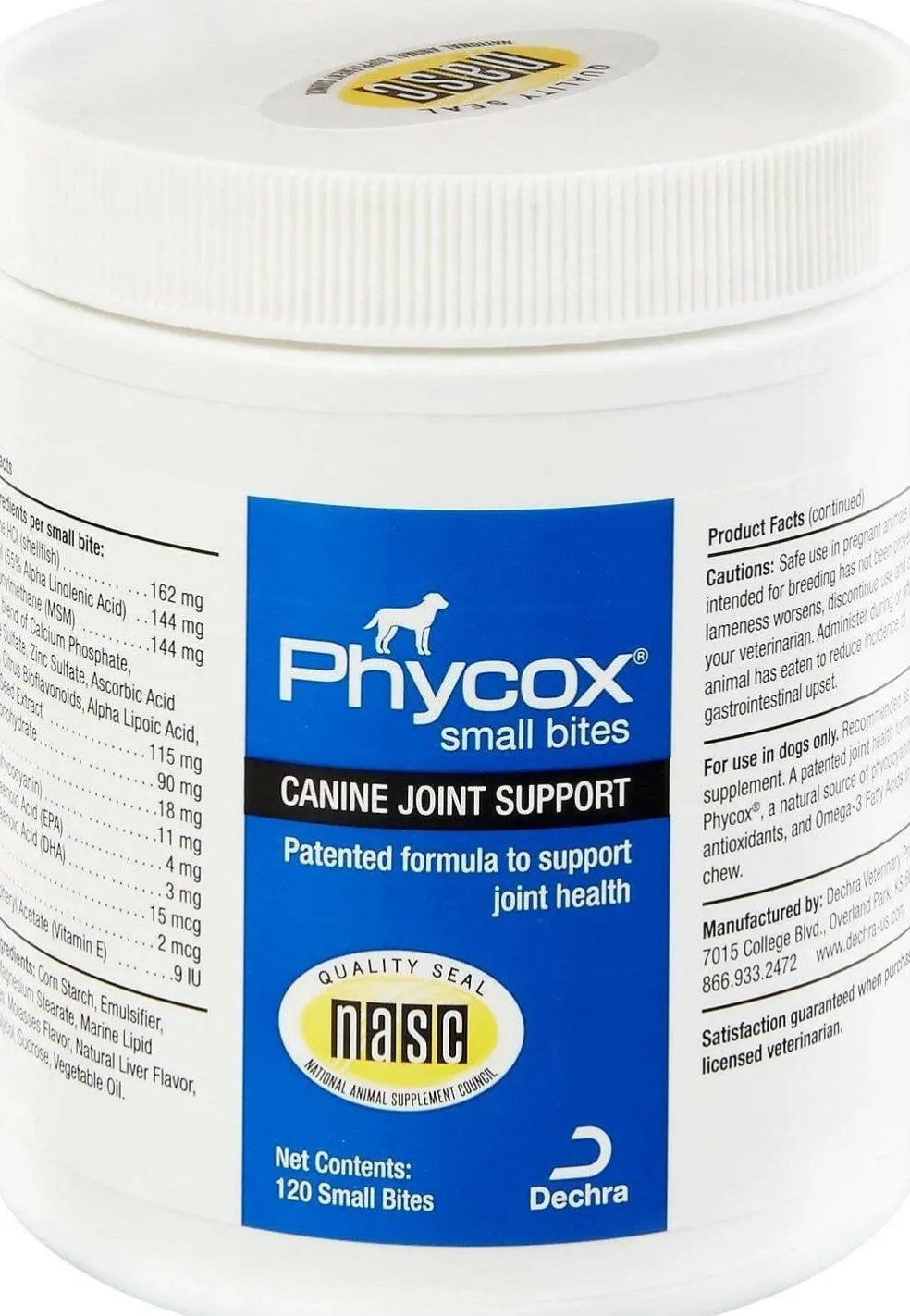 Phycox Small Bites Joint Supplement (120 soft chews)
